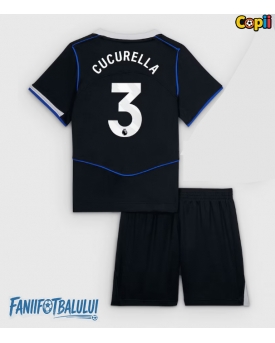 Chelsea Marc Cucurella #3 Echipament de Fotbal Replică 2025-26 Copii Treilea (+ Șorturi)